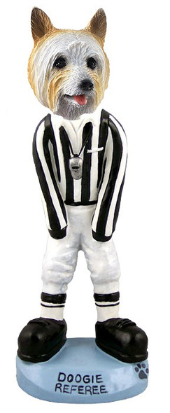 Silky Terrier Referee Doogie Collectible Dog Figurine