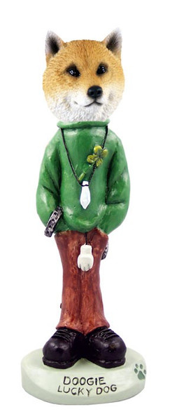 Shiba Inu Lucky Doogie Collectible Dog Figurine