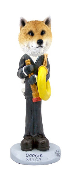 Shiba Inu Sailor Doogie Collectible Dog Figurine