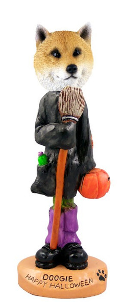 Shiba Inu Happy Halloween Doogie Collectible Dog Figurine