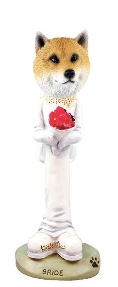 Shiba Inu Bride Doogie Collectible Dog Figurine