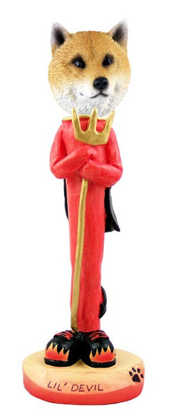 Shiba Inu Lil Devil Doogie Collectible Dog Figurine