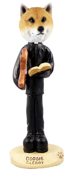 Shiba Inu Clergy Doogie Collectible Dog Figurine