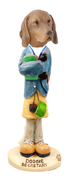 Vizsla Secretary Doogie Collectible Dog Figurine