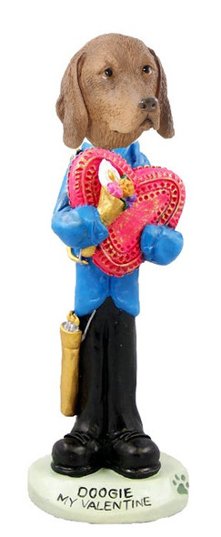 Vizsla Valentine Doogie Collectible Dog Figurine