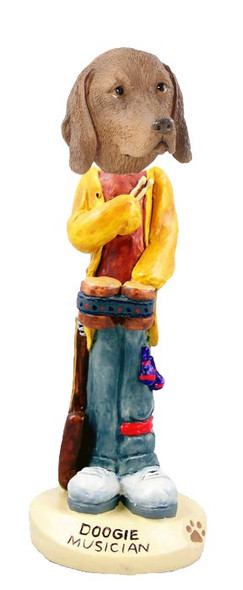 Vizsla Musician Doogie Collectible Dog Figurine