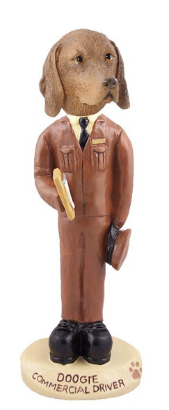Vizsla Commercial Driver Doogie Collectible Dog Figurine