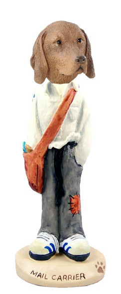 Vizsla Mail Carrier Doogie Collectible Dog Figurine