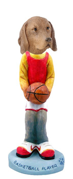 Vizsla Basketball Doogie Collectible Dog Figurine