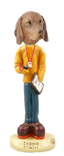 Vizsla Coach Doogie Collectible Dog Figurine
