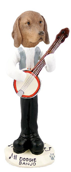 Vizsla Banjo Doogie Collectible Dog Figurine