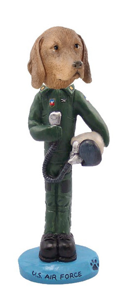 Vizsla U S Air Force Doogie Collectible Dog Figurine