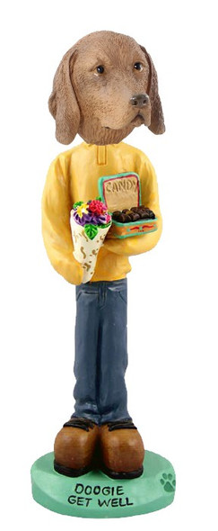 Vizsla Get Well Doogie Collectible Dog Figurine