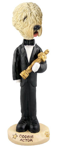 Soft Coated Wheaten Terrier Actor Doogie Collectible Dog Figurine