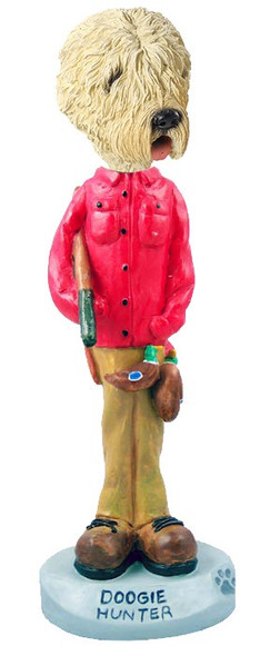 Soft Coated Wheaten Terrier Hunter Doogie Collectible Dog Figurine