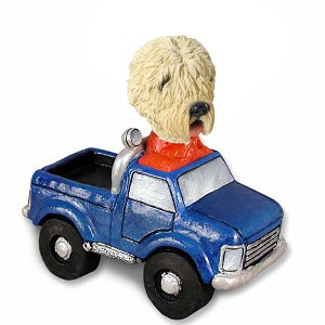 Soft Coated Wheaten Terrier Pickup Doogie Collectible Dog Figurine