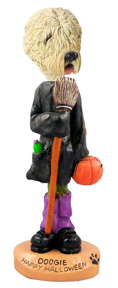 Soft Coated Wheaten Terrier Happy Halloween Doogie Collectible Dog Figurine