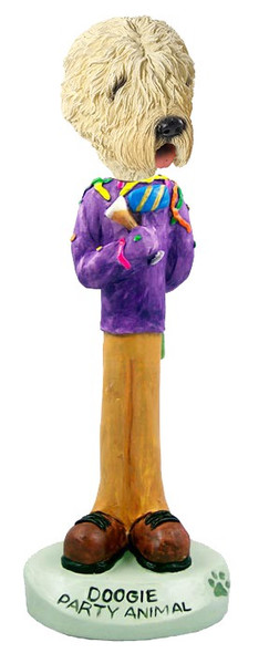 Soft Coated Wheaten Terrier Party Animal Doogie Collectible Dog Figurine