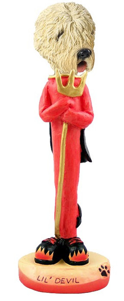 Soft Coated Wheaten Terrier Lil Devil Doogie Collectible Dog Figurine