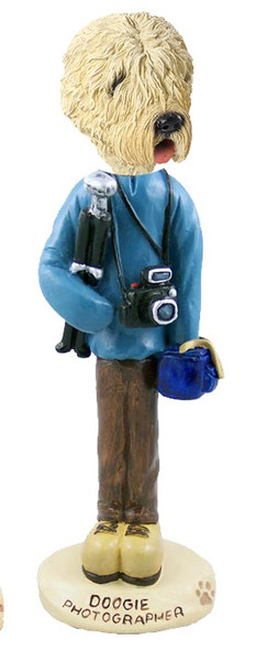 Soft Coated Wheaten Terrier Photographer Doogie Collectible Dog Figurine