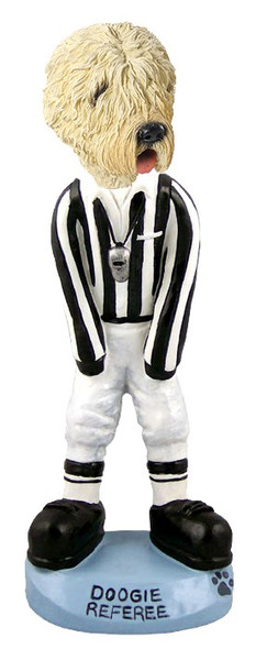 Soft Coated Wheaten Terrier Referee Doogie Collectible Dog Figurine