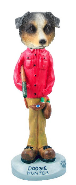 Blue Australian Shepherd Hunter Doogie Collectible Dog Figurine