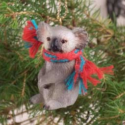 Koala Christmas Tree Ornament – Hand-Painted – Conversation Concepts