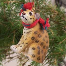 Jaguar Christmas Tree Ornament – Hand-Painted – Conversation Concepts