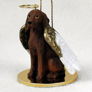 Vizsla Dog Angel Hanging Ornament – Hand-Painted Resin – Conversation Concepts