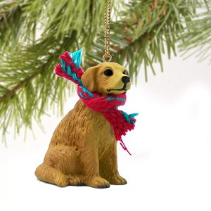 Golden Retriever Dog Christmas Tree Ornament – Hand-Painted