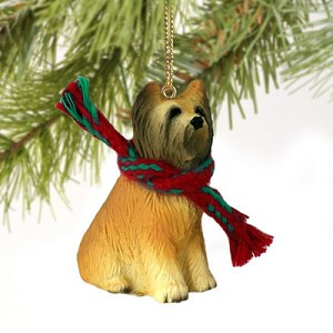 Original Briard Dog Christmas Tree Ornament – Hand-Painted