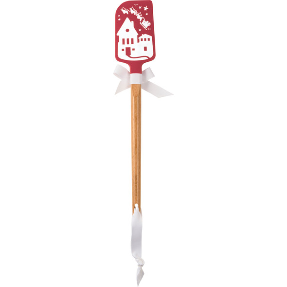 Double Sided Red & White Silicone Spatula - In This House We Believe In Grammy Claus - Christmas Collection from Primitives by Kathy