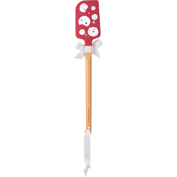 Red & White Double Sided Silicone Spatula - Tis The Season For Baking - Christmas Collection from Primitives by Kathy