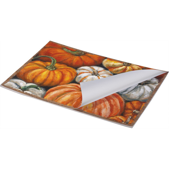 Pack of 24 Single Use Paper Placemats - Colorful Fall Pumpkins - 17.5 Inch x 12 Inch from Primitives by Kathy