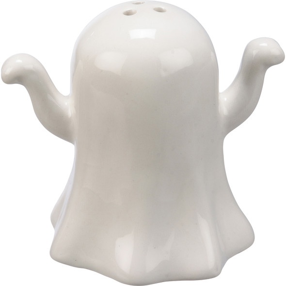 Ceramic Salt & Pepper Shakers Set - Ghosts - Halloween Collection from Primitives by Kathy