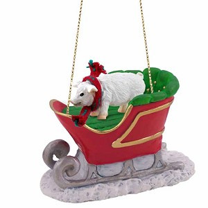 White in Sleigh Christmas Tree Ornament – Conversation Concepts