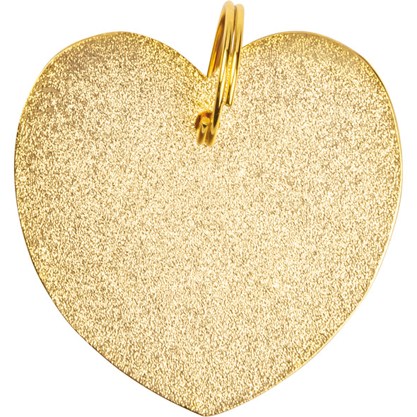 Love Is Love - Rainbow Heart Design Enamel Dog Collar Charm 1.25 Inch from Primitives by Kathy
