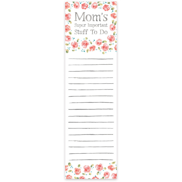 Magnetic Paper List Notepad - Mom's Super Important Stuff To Do (60 Pages) from Primitives by Kathy