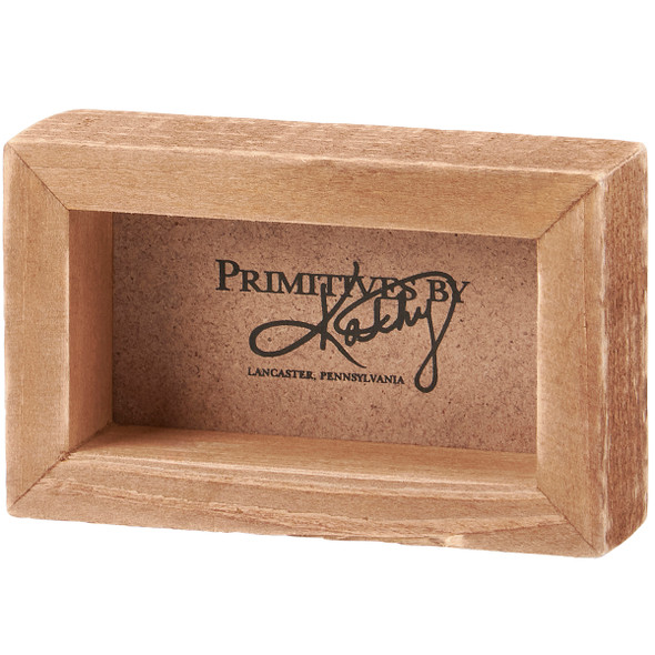 Decorative Small Wooden Box Sign Decor - Celebrate Every Tiny Victory 4 Inch from Primitives by Kathy