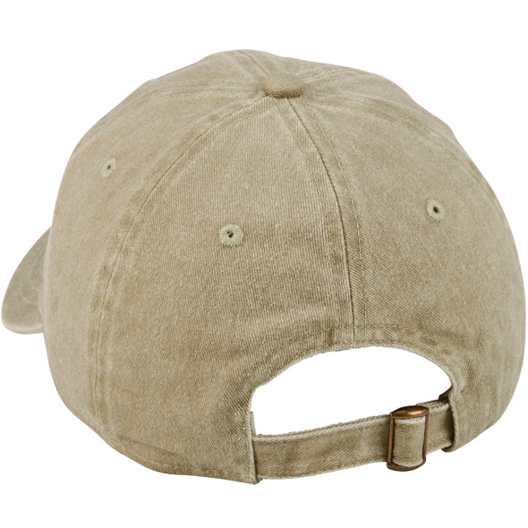 Stonewashed Adjustable Tan Baseball Cap - Farmhouse Chickens Cap from Primitives by Kathy