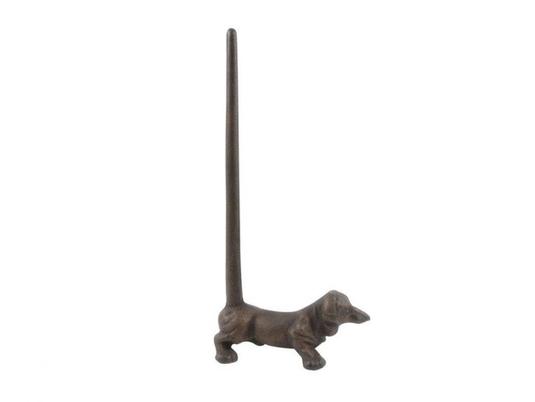 Handcrafted Rustic Copper Cast Iron Dog Paper Towel Holder 12" from Hampton Creations Handcrafted Rustic Copper Cast Iron Dog Paper Towel Holder 12" from Hampton Creations