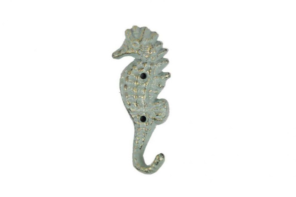 Handcrafted Antique Bronze Cast Iron Seahorse Hook 5" from Hampton Creations Handcrafted Antique Bronze Cast Iron Seahorse Hook 5" from Hampton Creations