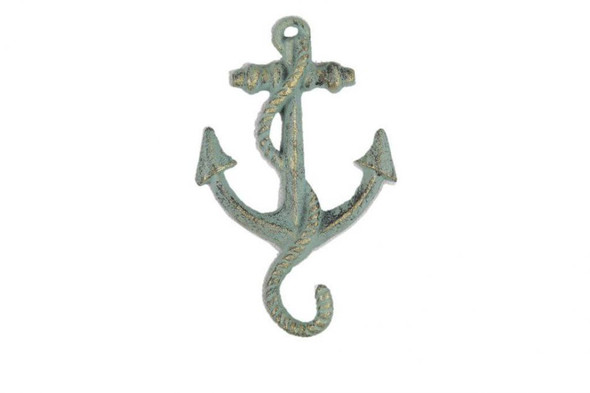 Handcrafted Antique Bronze Cast Iron Anchor Hook 5" from Hampton Creations Handcrafted Antique Bronze Cast Iron Anchor Hook 5" from Hampton Creations