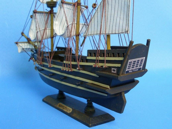 Handcrafted Wooden Mayflower Tall Model Ship 14" from Hampton Creations