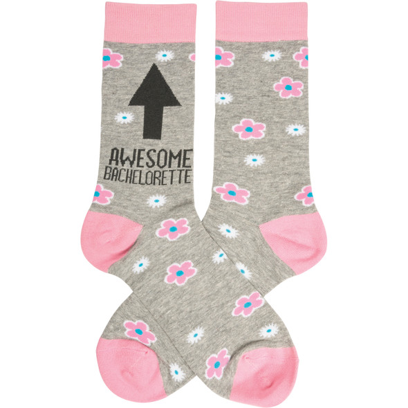 Awesome Bachelorette Colorfully Printed Cotton Sox from Primitives by Kathy