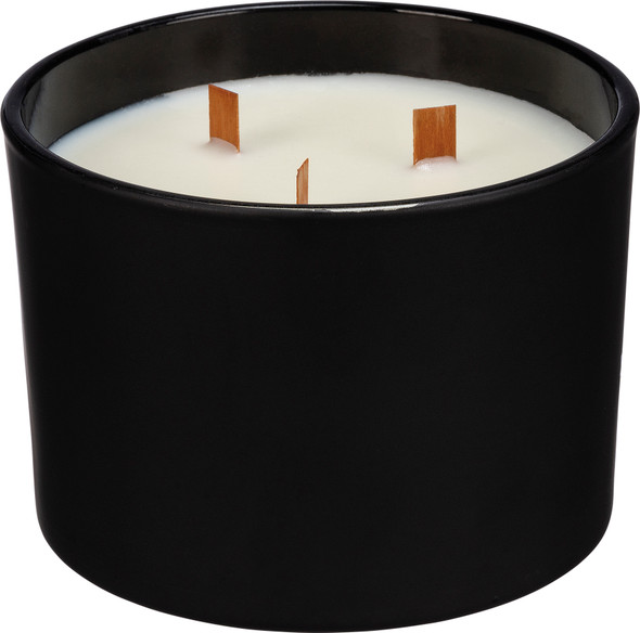 Matte Black Jar Candle - Sister Themed - Lemongrass Scent - 4.5 Inch - 26 Hours from Primitives by Kathy