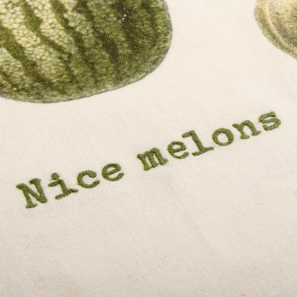 Melons Print Design Nice Melons Cotton Kitchen Dish Towel 18x28 from Primitives by Kathy