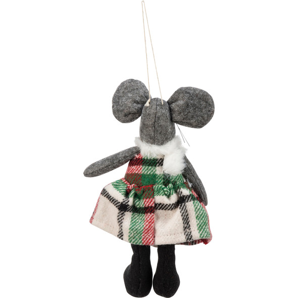 Flet Mouse Couple Decorative Hanging Ornament Set from Primitives by Kathy