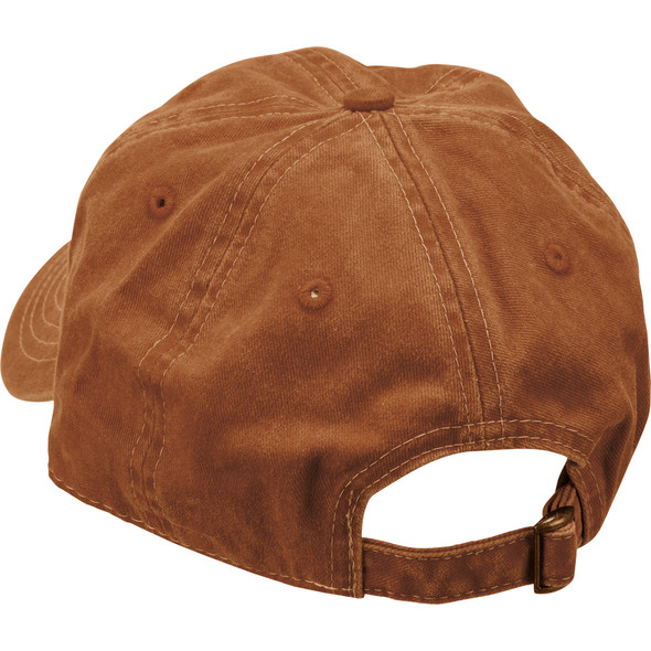 Adjustable Cotton Baseball Cap - Hitched - Rust Brown & White from Primitives by Kathy