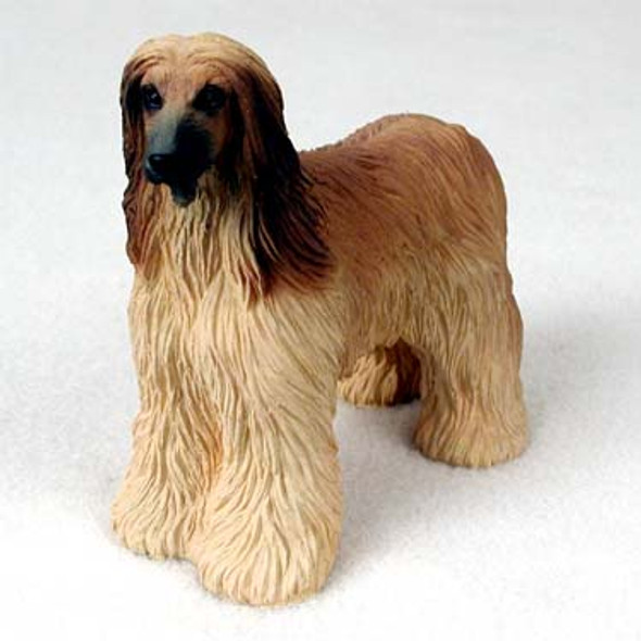 Dog Lover Decorative Hand Painted Figurine - Afghan Tan & White From Conversation Concepts